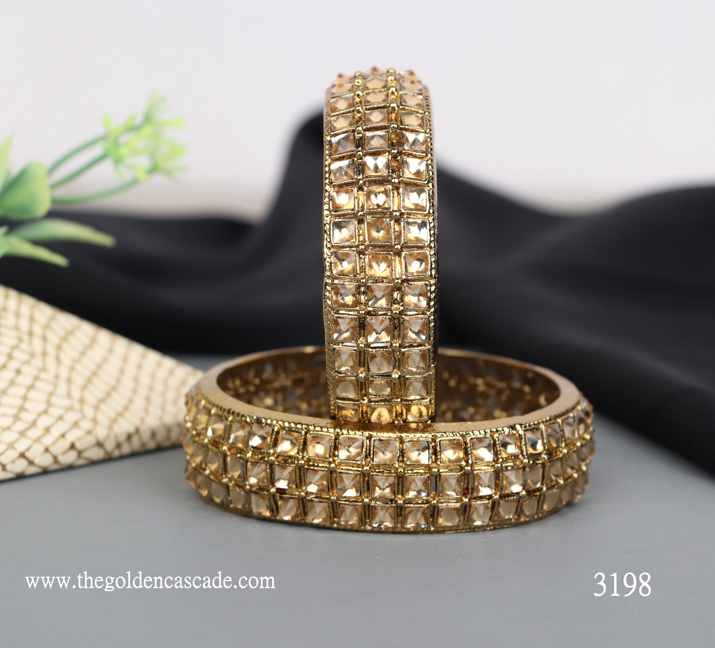 Premium Gold Plated Metal Kada for Women