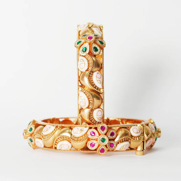 Antique Design Bracelet for Women & Girls, Traditional Indian Brass Jewelry