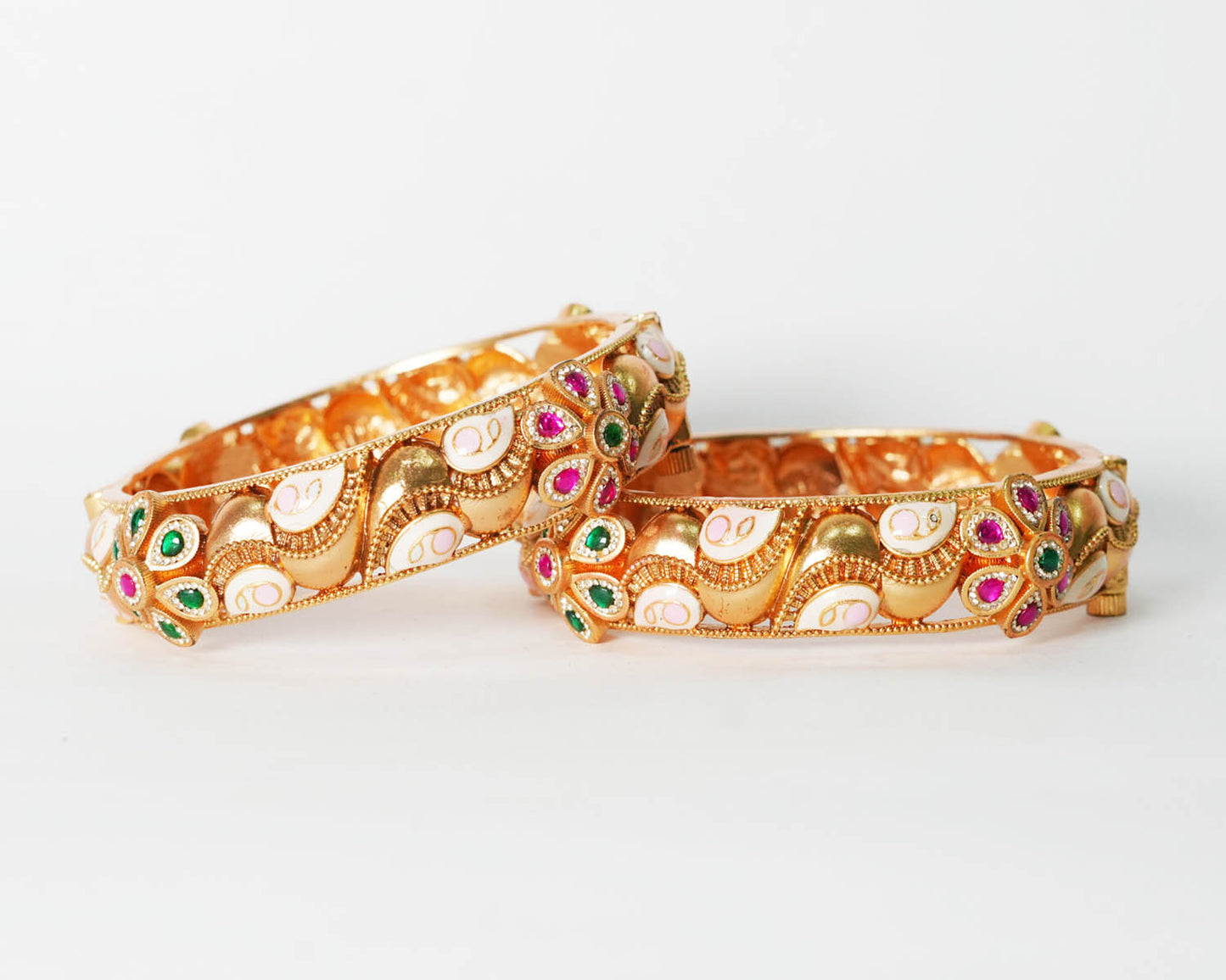 Antique Design Bracelet for Women & Girls, Traditional Indian Brass Jewelry