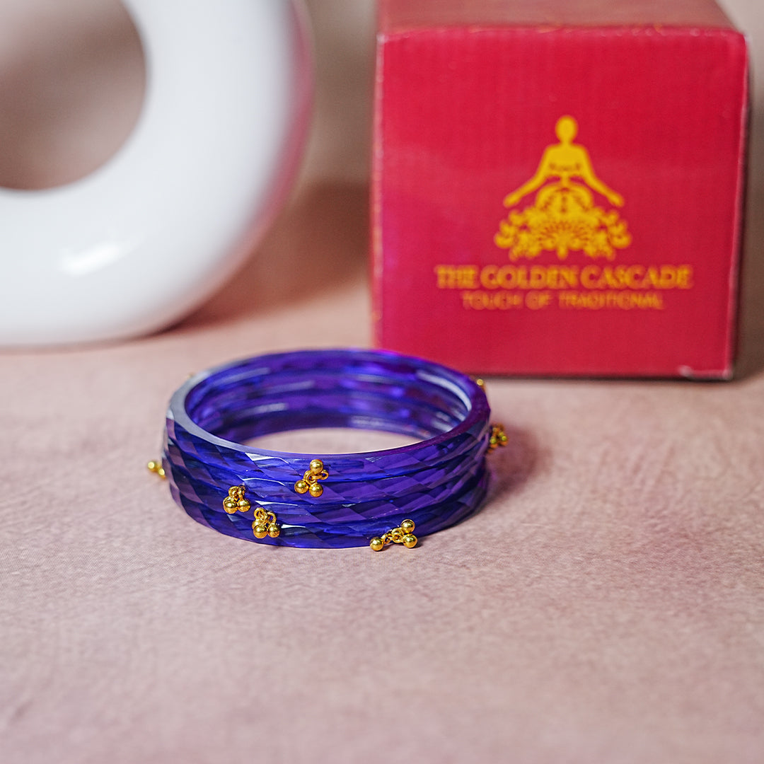 Acrylic kada Bangle for Women & Girls (pack of 4)