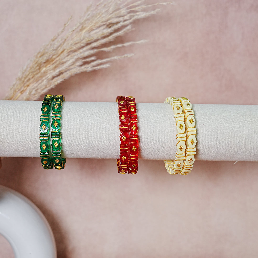 Stylish Acrylic Kada for Women & Girls (Pack of 2 kada)