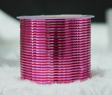 Gajari Color Glossy Metal Bangle for Women & Girls (Pack of 24)