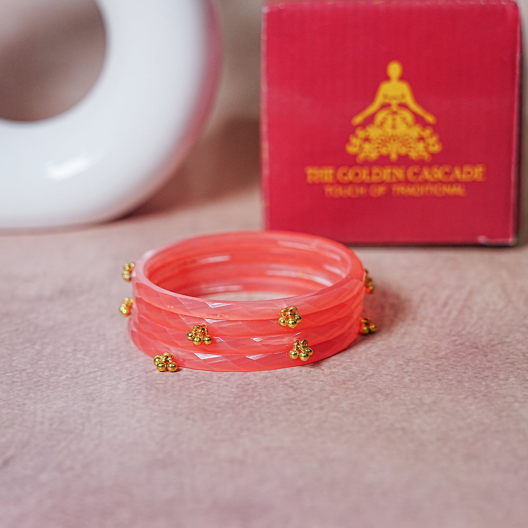 Acrylic kada Bangle for Women & Girls (pack of 4)