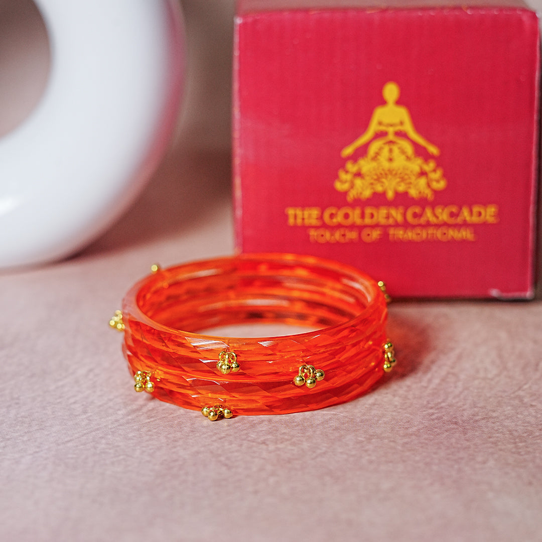 Acrylic kada Bangle for Women & Girls (pack of 4)