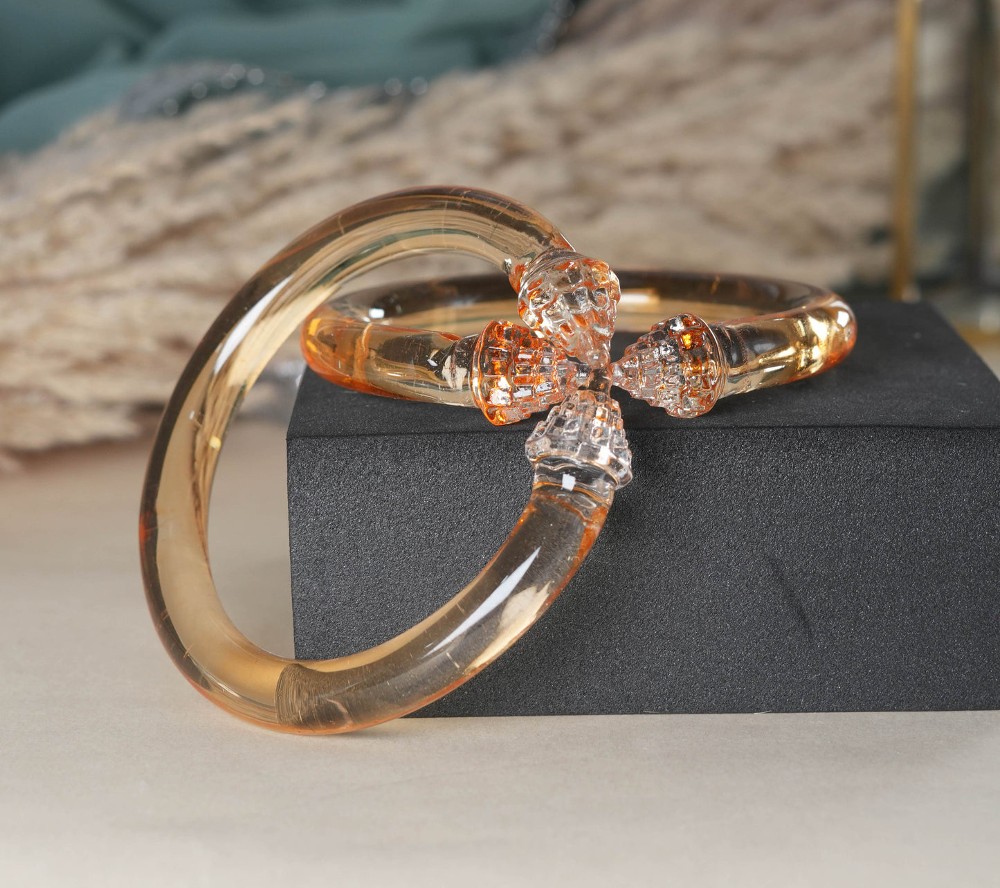 Multiple Color ‘Sriyantra’ Glass Kada Unique Design For Women & Girls (Pack of 2 Kada)