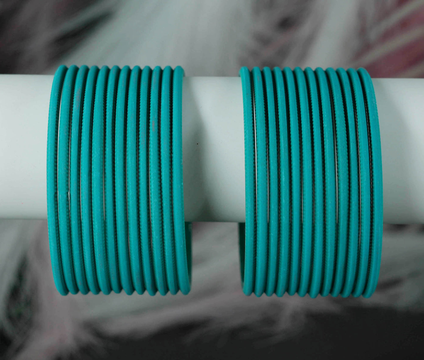 Radium Color Plain Matte Metal Bangles for Women & Girls (Pack of 24)