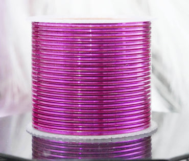 Rani Color Glossy Metal Bangle for Women & Girls (Pack of 24)