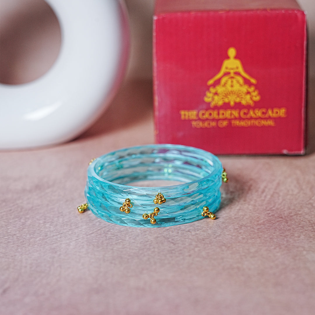 Acrylic kada Bangle for Women & Girls (pack of 4)