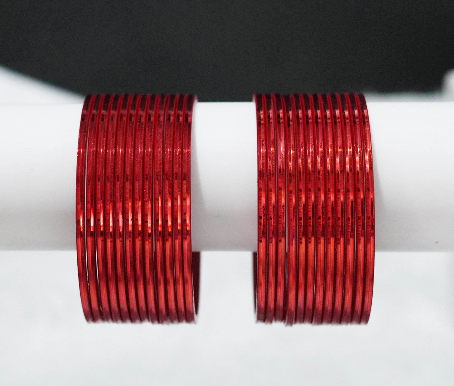 Tamatri Color Glossy Metal Bangle for Women & Girls (Pack of 24)