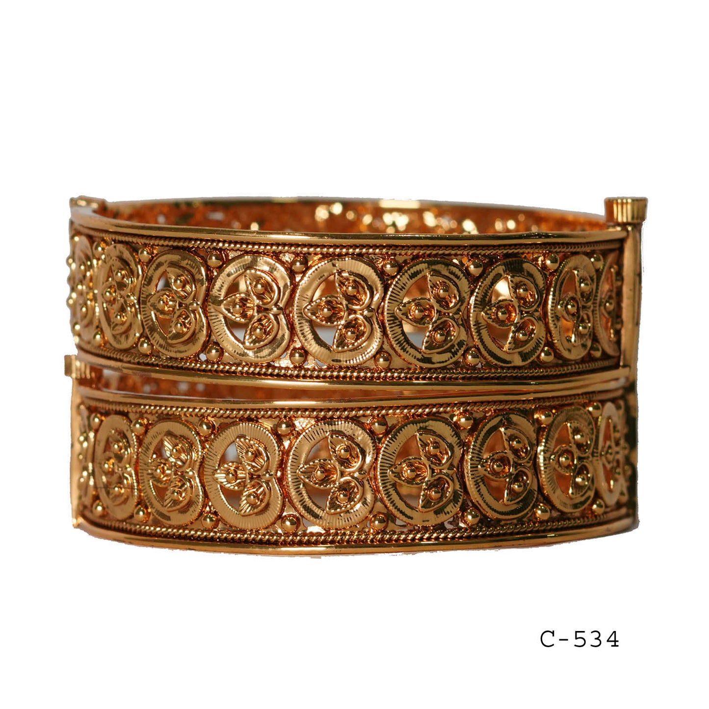 Antique Design Kada for Women & Girl, Traditional Look Brass Jewelry Collection for Ladies