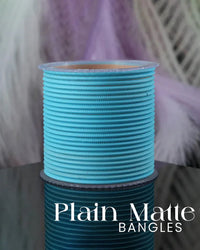 Plain Matte Bangle - The Golden Cascade