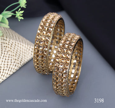 Premium Gold Plated Metal Kada for Women