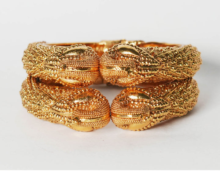 Antique Peacock Design Bracelet Kada for Women & Girl, Traditional Look Copper Jewelry Collection for Ladies