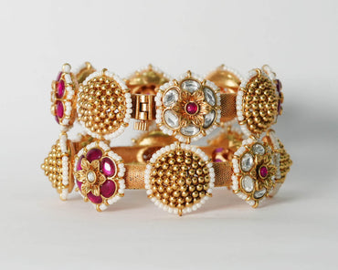 Indian Jewelry Brass Kada for Women & Girls