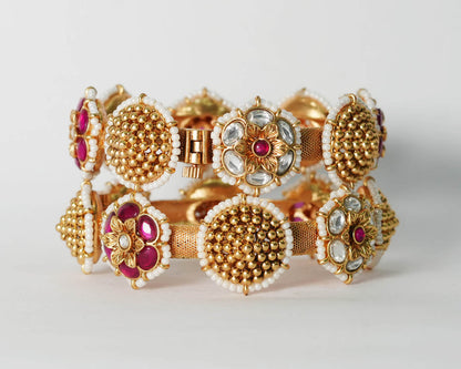 Indian Jewelry Brass Kada for Women & Girls