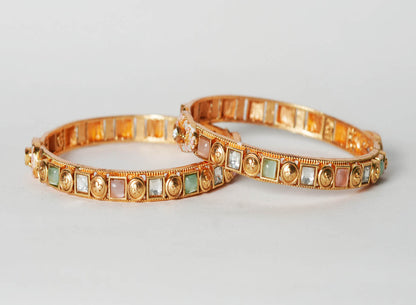 Antique Design Bracelet for Women, Beautiful Brass Kada Traditional Indian Jewelry