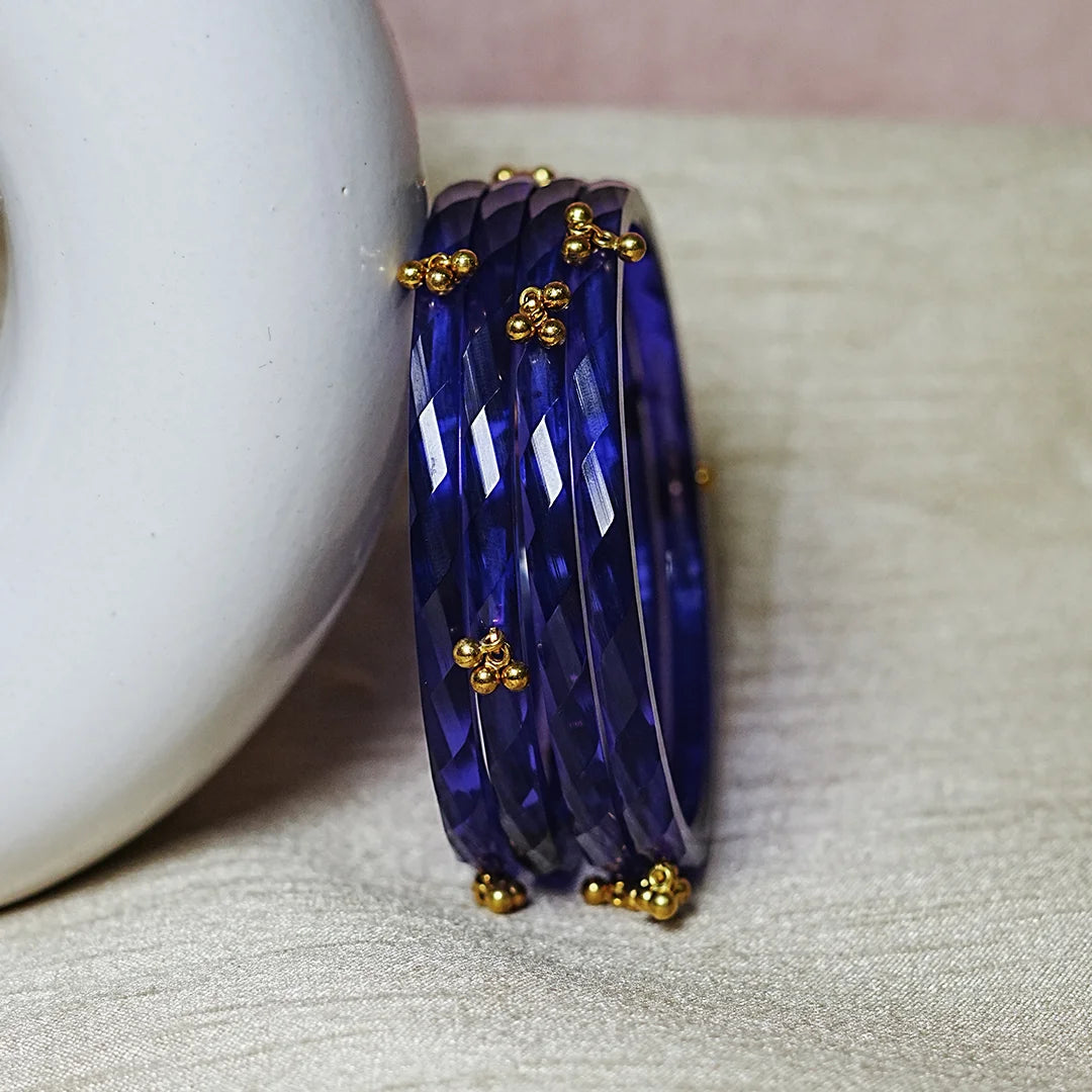 Acrylic kada Bangle for Women & Girls (Pack of 4)