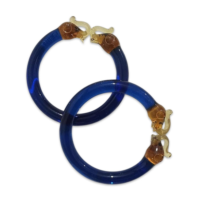 Multiple Color Glass Kada Elephant Design for Women & Girls | Glossy Finished, Elegant & Unique Bangles for Ladies