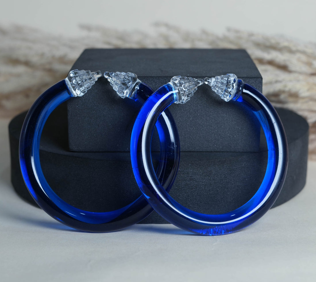 Multiple Color ‘Sriyantra’ Glass Kada Unique Design For Women & Girls (Pack of 2 Kada)