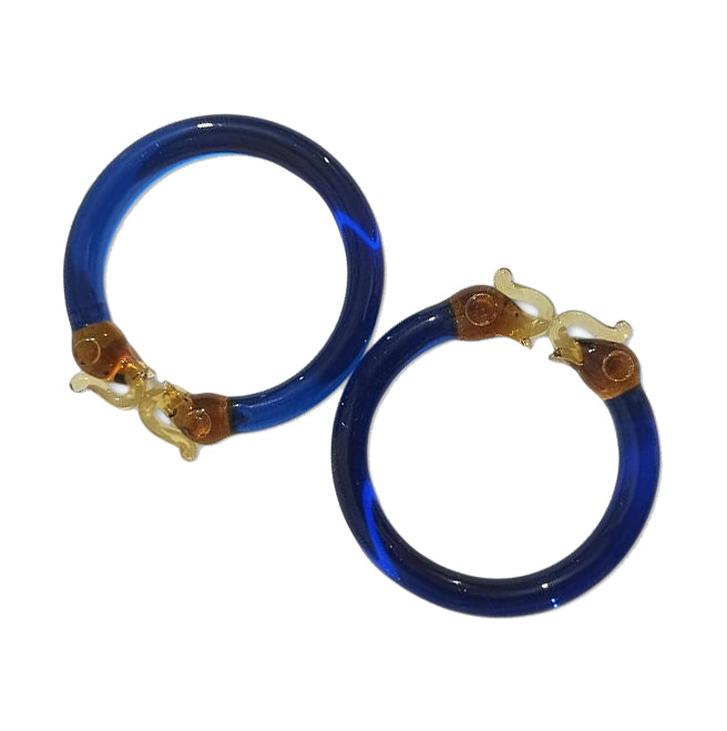 Multiple Color Glass Kada Elephant Design for Women & Girls | Glossy Finished, Elegant & Unique Bangles for Ladies