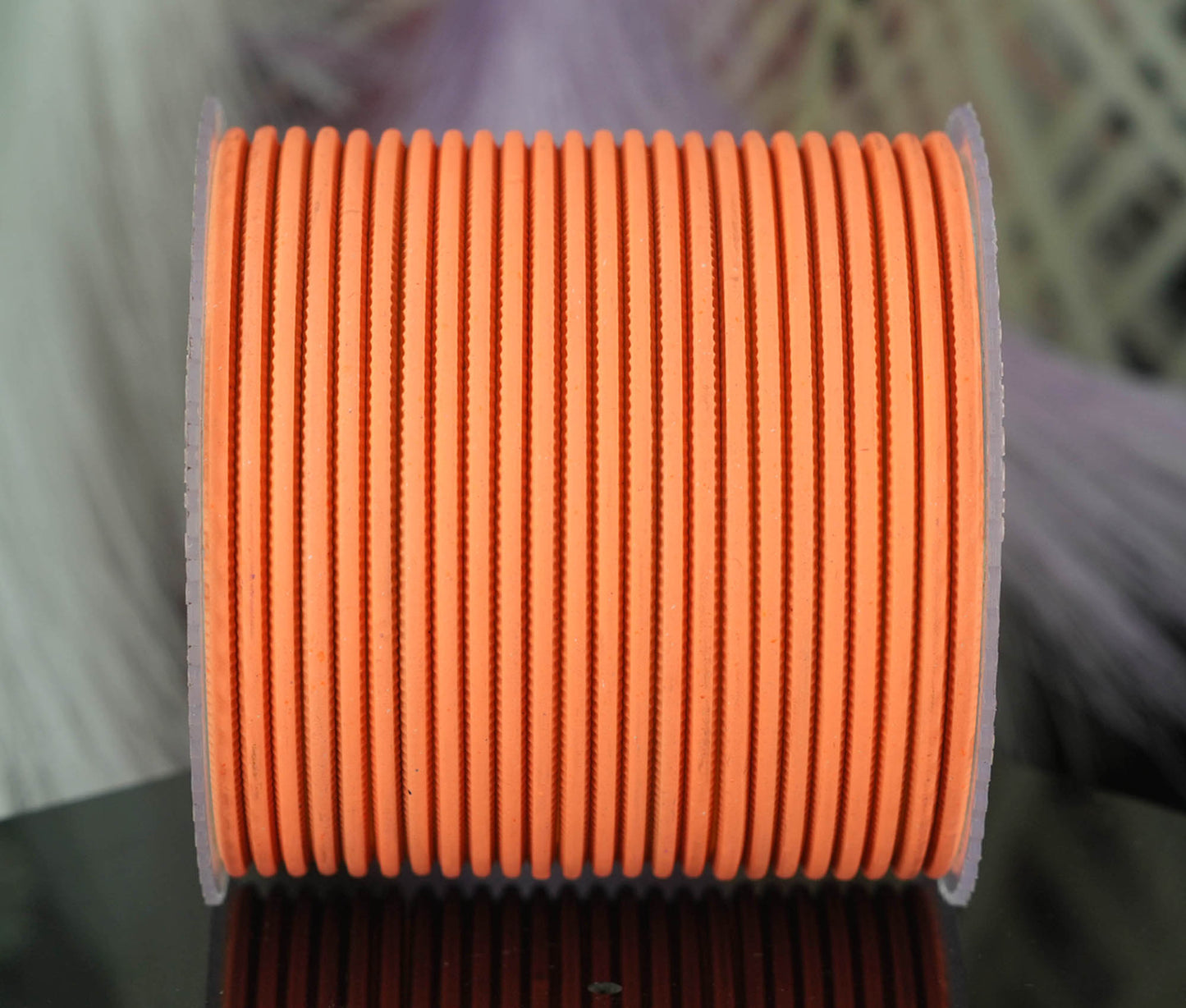 Dark Peach Color Plain Matte Metal Bangles for Women & Girls (Pack of 24)