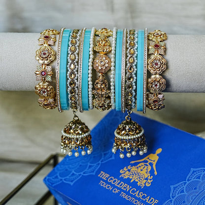 Traditional Premium Brass Bangles Set for Women (Both Hand)