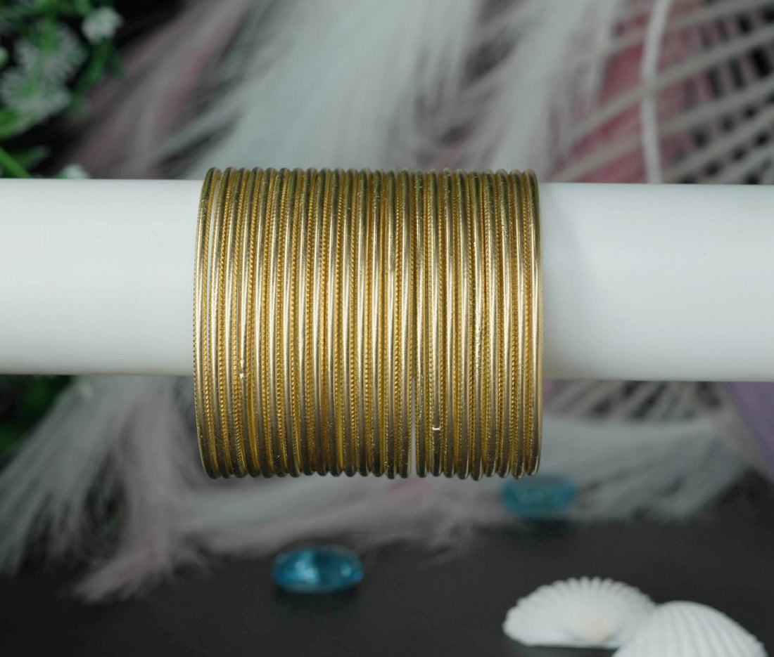 Multiple Color Plain Metal Bangles Set for Women | Matte Finish, Perfect for Weddings, Traditional Occasions & Party Wear