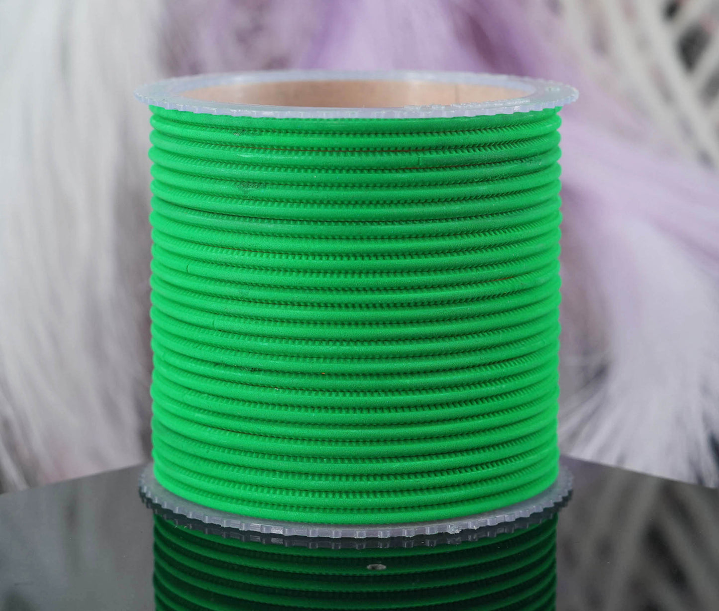 Green Color Plain Matte Metal Bangles for Women & Girls (Pack of 24)