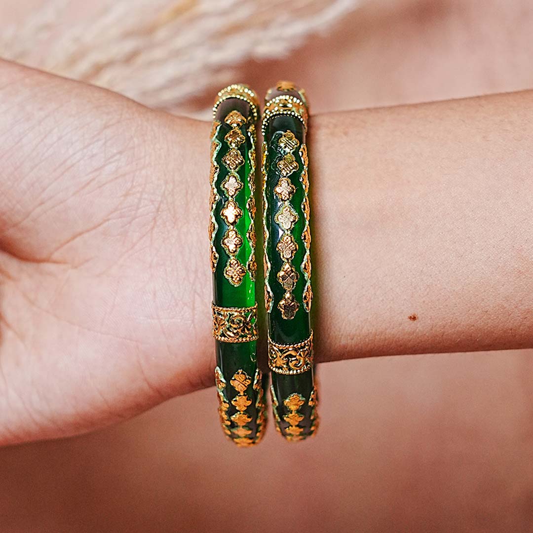 Traditional Acrylic Kada for Women & Girls (Pack of 2 kada)