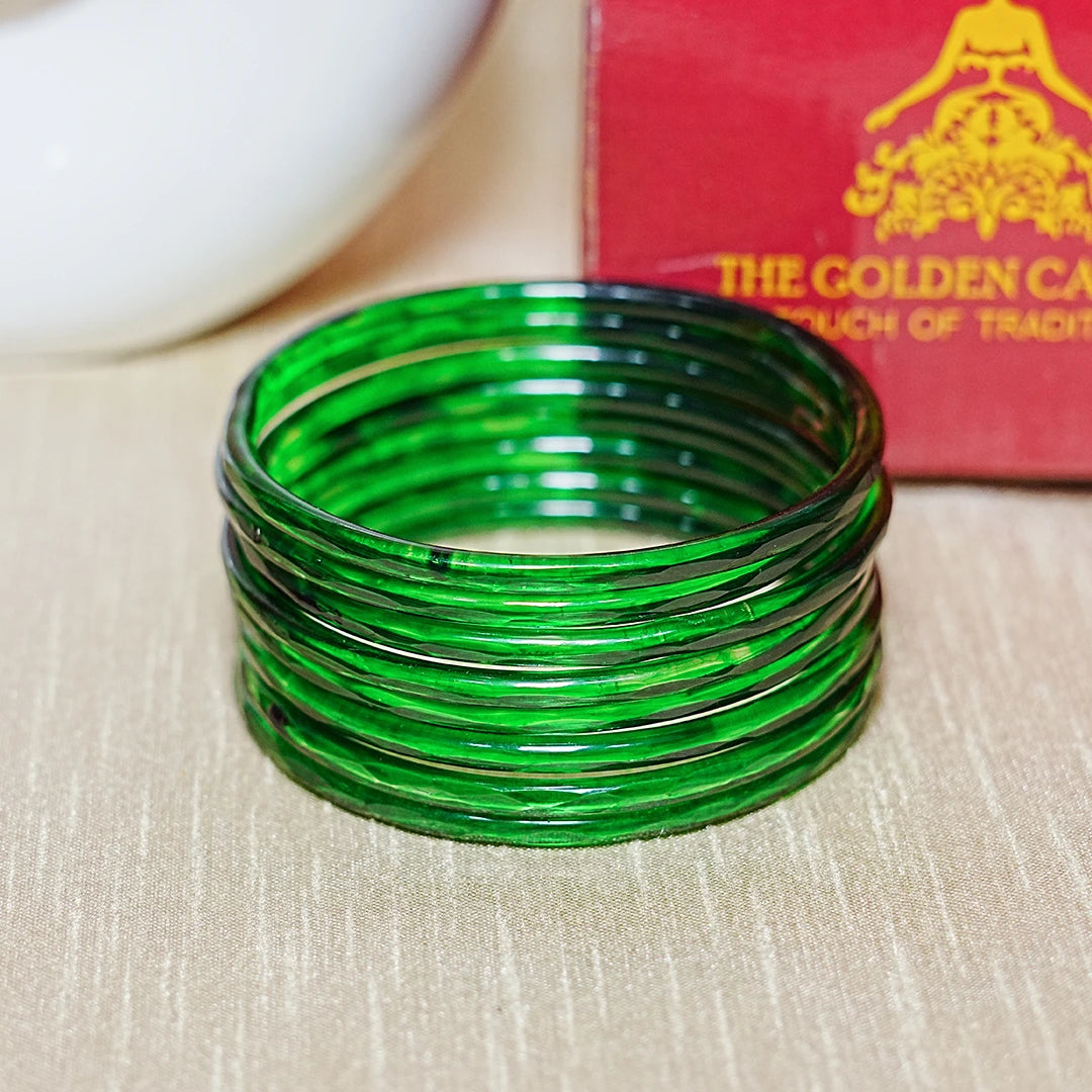 Trendy Acrylic Bangles Glossy & Smooth Finish for Women (Pack of 8)