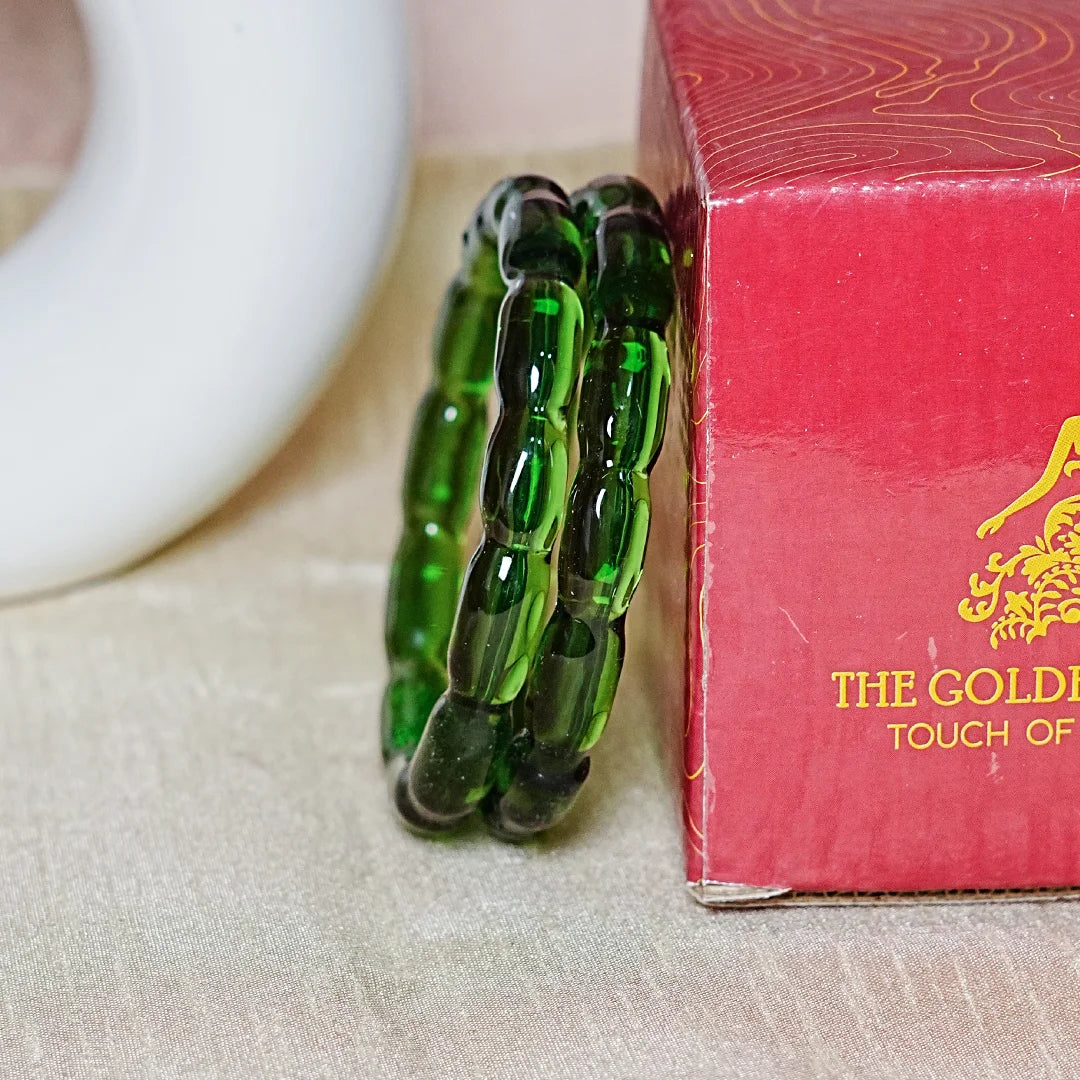 Glossy Finish 'Glosbe Glass Kada' Bangle for Women & Girls (Pack of 2)