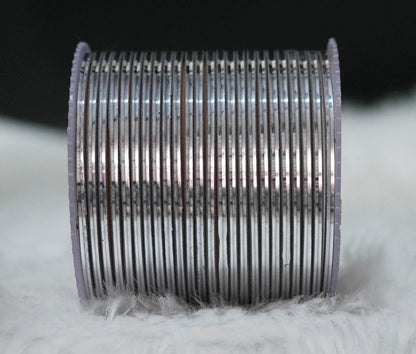 Grey Color Glossy Metal Bangle for Women & Girls (Pack of 24)