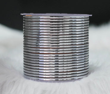 Grey Color Glossy Metal Bangle for Women & Girls (Pack of 24)
