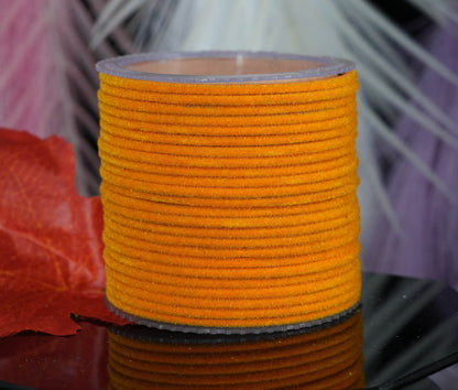Haldi Velvet Metal Bangles for Women & Girls (Pack of 24)