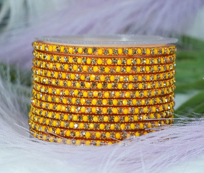 Glass Bangles with Beads Studded for Women & Girls | Multiple Color Chudiyan (Pack of 12 Bangles)