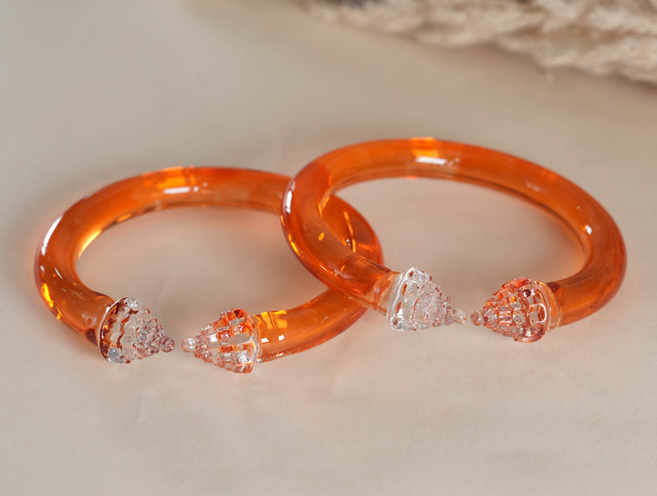 Multiple Color Glass Kada for Women & Girls - Elegant Glossy Finish, Stylish Bangle for Ladies