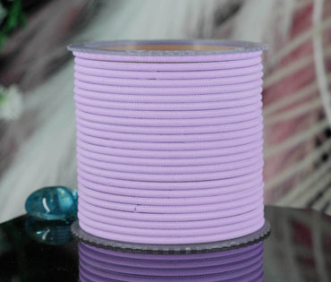 Light Purple Color Plain Matte Metal Bangles for Women & Girls (Pack of 24)