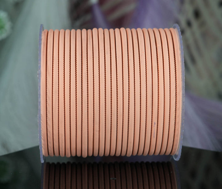 Light Peach Color Plain Matte Metal Bangles for Women & Girls (Pack of 24)
