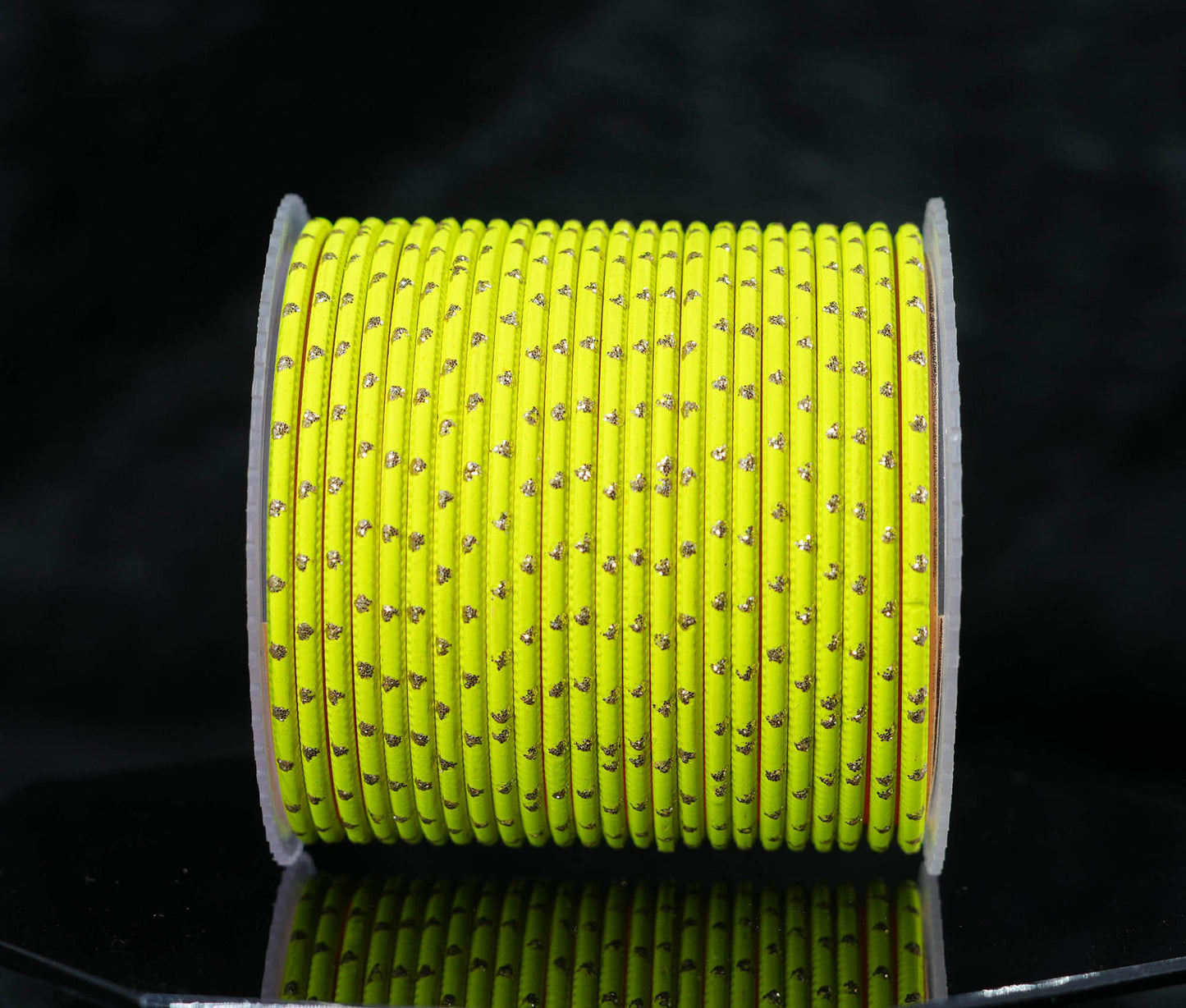Stylish Metal Bangles for Women – Multiple Color Dot Design Matte Finish for Wedding & Party Wear