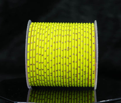 Stylish Metal Bangles for Women – Multiple Color Dot Design Matte Finish for Wedding & Party Wear