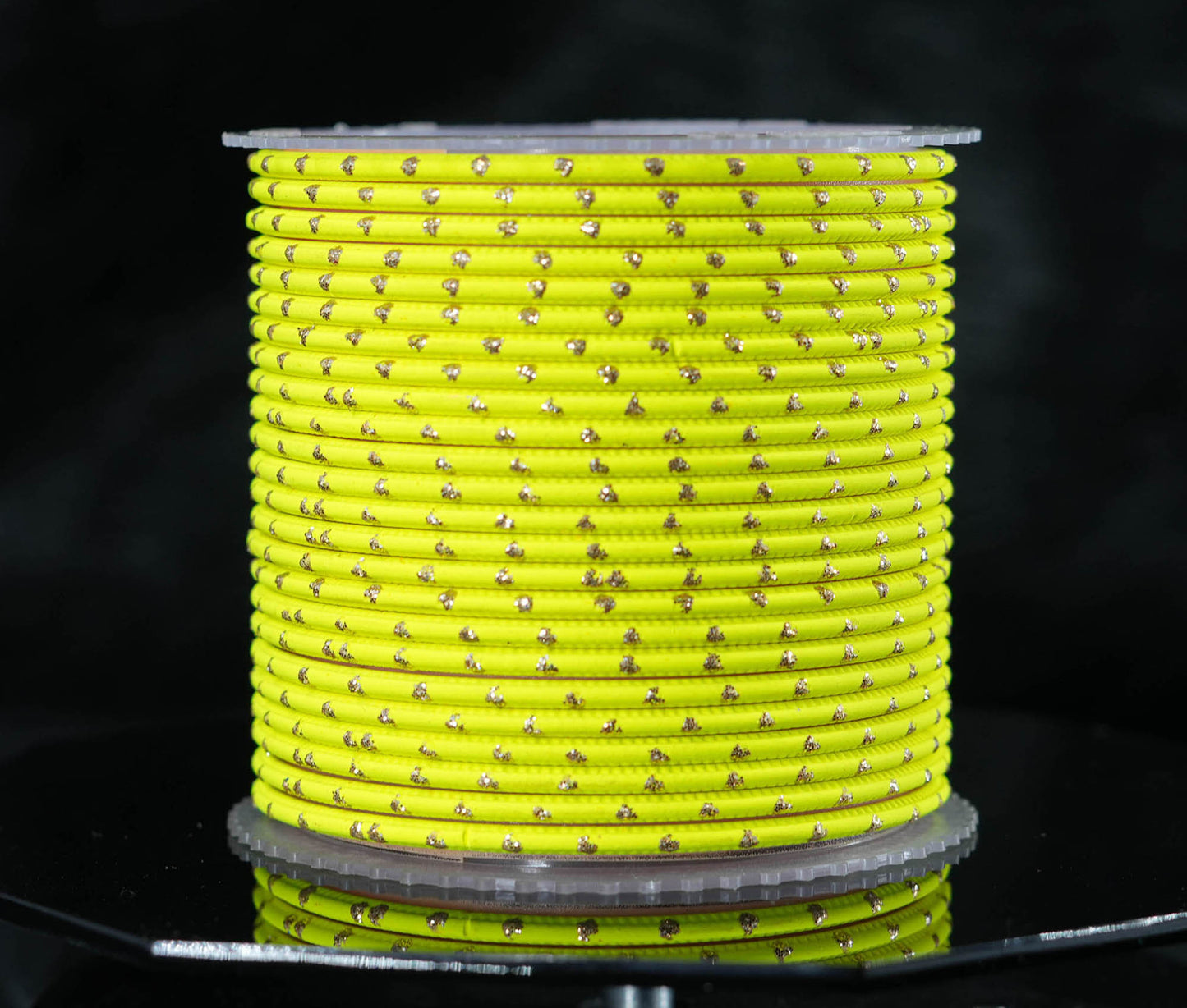 Stylish Metal Bangles for Women – Multiple Color Dot Design Matte Finish for Wedding & Party Wear
