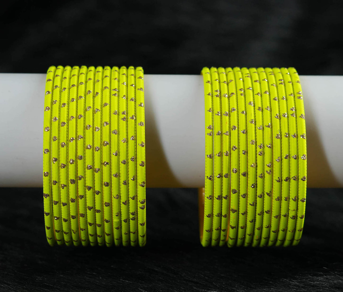 Stylish Metal Bangles for Women – Multiple Color Dot Design Matte Finish for Wedding & Party Wear