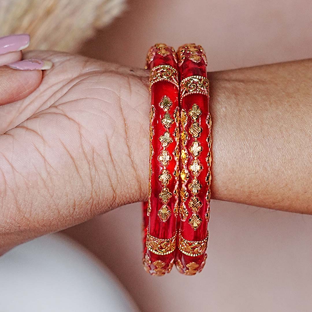 Traditional Acrylic Kada for Women & Girls (Pack of 2 kada)