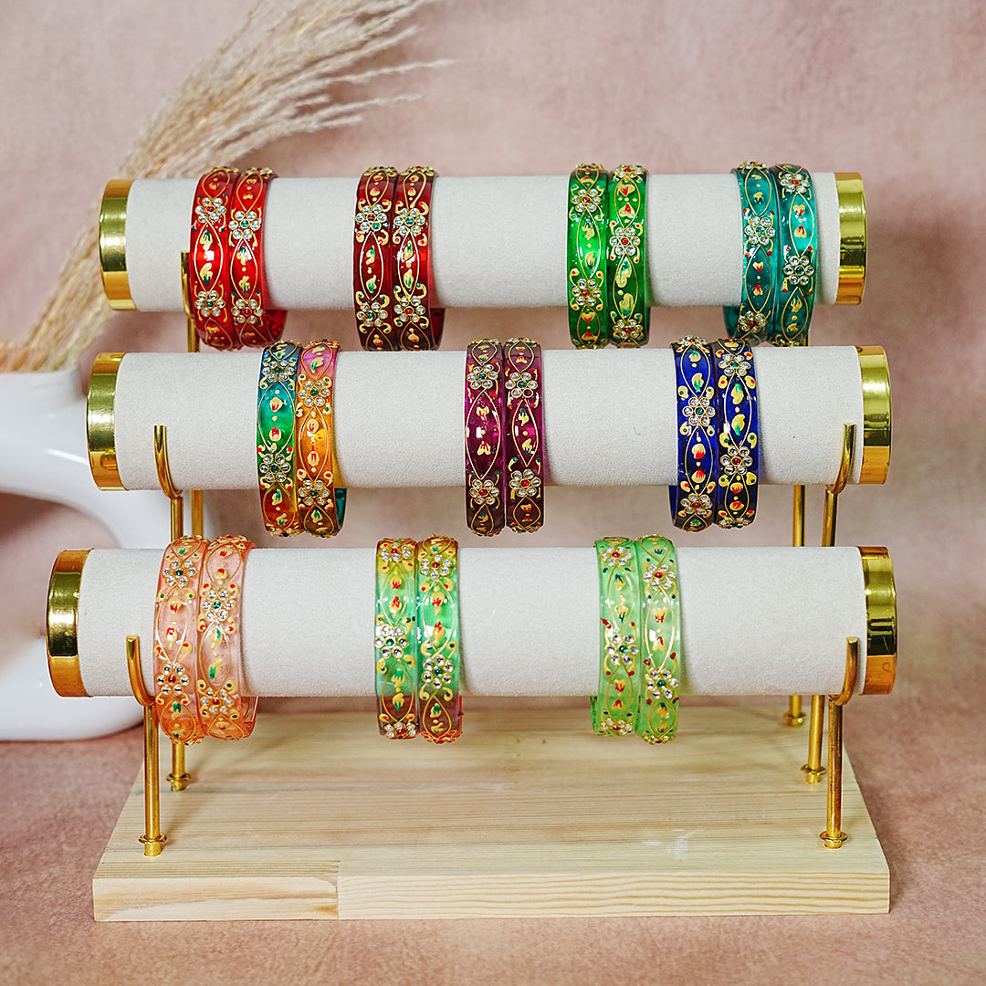 Trendy Lightweight Acrylic Kada Bangle for Women & Girls (Pack of 2 kada)