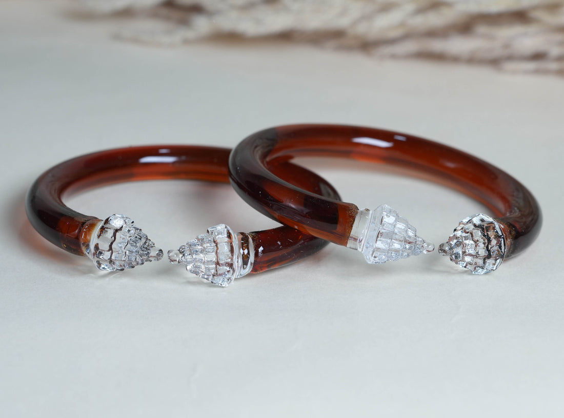 Stylish Design Multiple Color Glass Kada for Women & Girls, Glossy Finish, Perfect for Daily & Party Wear and Occasions