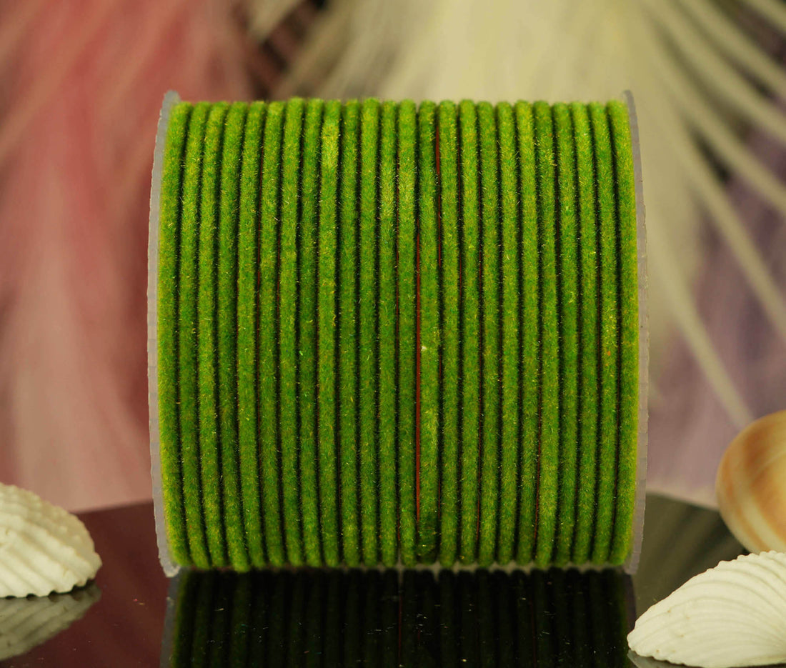 Stylish Traditional Velvet Metal Bangles for Women & Ladies