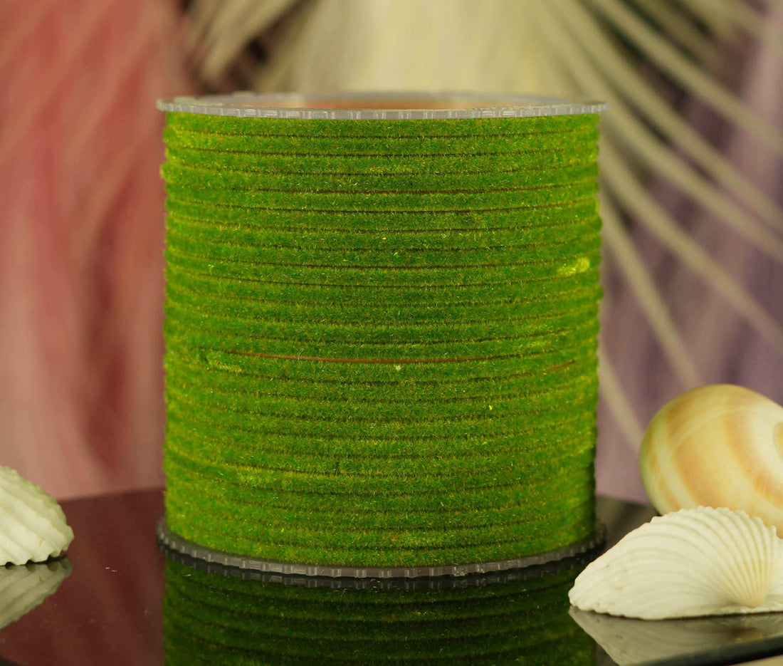 Stylish Traditional Velvet Metal Bangles for Women & Ladies