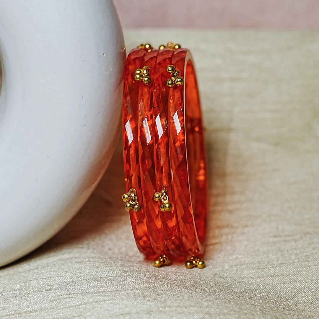 Acrylic kada Bangle for Women & Girls (Pack of 4)