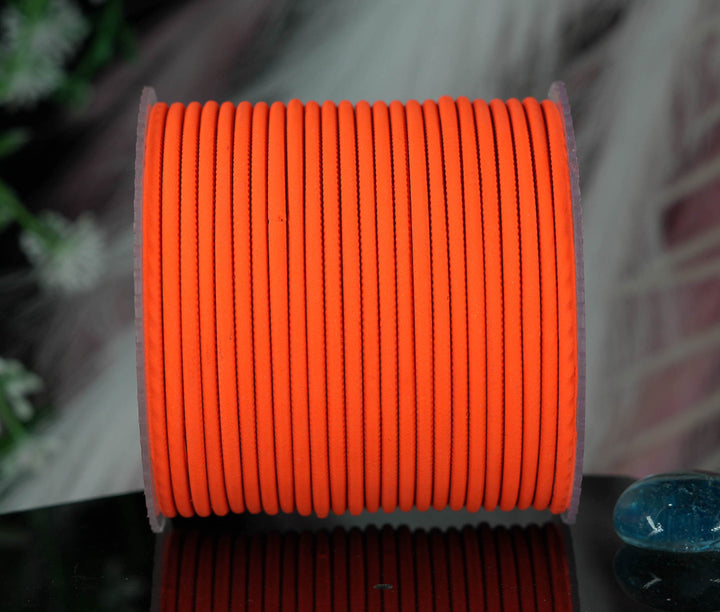 Orange Color Plain Matte Metal Bangles for Women & Girls (Pack of 24)