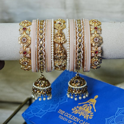 Traditional Premium Brass Bangles Set for Women (Both Hand)